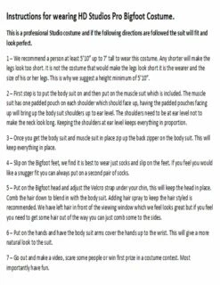 "Bigfoot" HD Studios Pro Costume 13 "Bigfoot" HD Studios Pro Costume -DarkMorph Store bigfoot hd studios pro costume 29860893818928