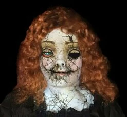 "Cracked Porcelain Doll" HD Studios Pro Costume -DarkMorph Store cracked porcelain doll hd studios pro halloween costume 14102887432240