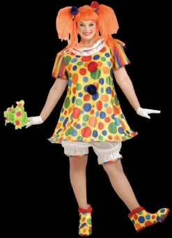 "Giggles The Clown" Costume (Plus Size)