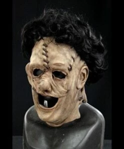 "Leather Hood" Silicone Mask -DarkMorph Store leather hood silicone halloween mask with hair 20360382721