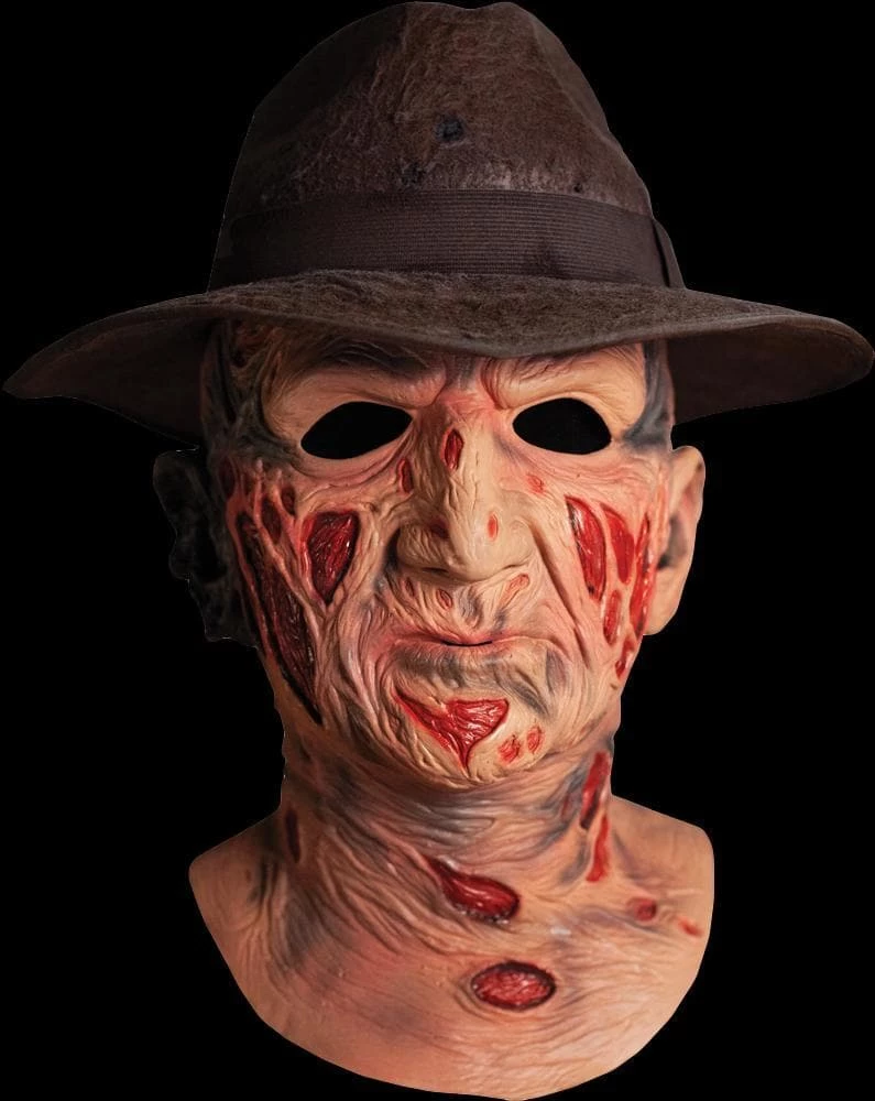 "Nightmare On Elm Street 1 - Freddy" Deluxe Mask With Hat 3 "Nightmare On Elm Street 1 - Freddy" Deluxe Mask With Hat