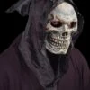 "Skull Hooded Flexi Face" Mask -DarkMorph Store skull hooded flexi face halloween mask 14144741539888