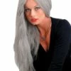 "Straight Grey Witch" Halloween Wig - 24" -DarkMorph Store straight grey witch halloween wig 24 28732076294192