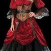 "Swashbucklin Scarlet" Costume -DarkMorph Store swashbucklin scarlet women s halloween costume 14920277950512