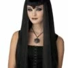 "Vampire - Straight Black Hair" Halloween Wig -DarkMorph Store vampire straight black hair halloween wig 28432919265328