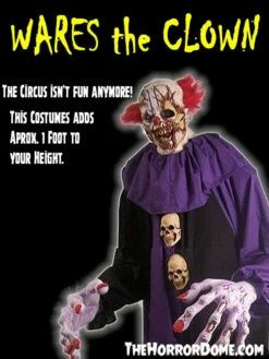"Wares The Clown" HD Studios Costume -DarkMorph Store wares the clown hd studios night terror halloween costume 14335151439920